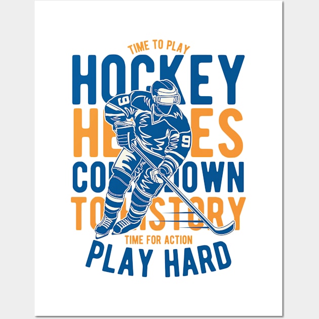 Hockey Wall Art by PaunLiviu